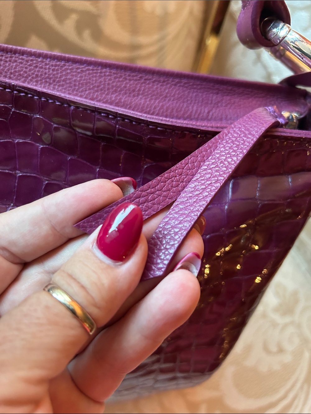 Brighton Cherie Collection Shoulder Bag in Guavaberry Y2K Retired Bag in EUC - Picture 13 of 14